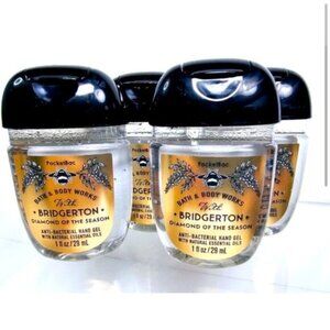 3 BRIDGERTON DIAMOND OF THE SEASON BBW Anti Bacterial Hand Gel Pocketbacs